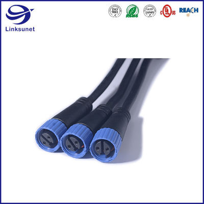 IP67 Waterproof Connectors XXX-Y Type Line One Out Of Three For LED